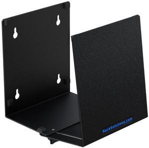 RackSolutions Universal PC Wall Mount Clamp (4.00in to 8.00in) - Adjustable Width, 40 lbs Capacity, Includes Mounting Hardware