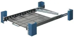 RackSolutions 1U Dry Sliding Computer Shelf, 20" Depth, 45 lb Capacity