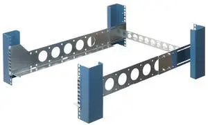 RackSolutions 3U Universal Rail with 24" Depth and Wirebar  Adjustable Mounting Depth (10" - 31.5")  Compatible with Dell, HP, IBM, Apple Servers