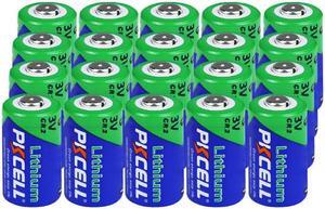 PKCELL20Pack CR2 3V Lithium Battery, CR2 Batteries for Golf Rangefinder, Flashlight, Photo Cameras, Alarm Systems (Non-Rechargeable)