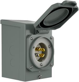 Nature's Generator 125V/250V 30A Power Inlet Box L14-30P