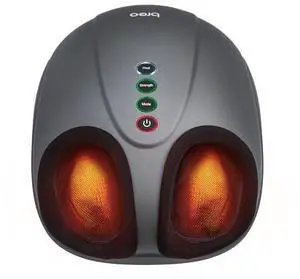 Breo Foot Massager with Heat, Deep Tissue Kneading, Shiatsu Massage Machine for Relax, Relieve Foot Pain, Plantar Fasciitis, Fits Feet Up to Men Size 12, Mother's Day Gift