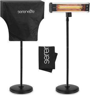 SereneLife Patio Heater Cover for SLOHT40 Infrared Outdoor Electric Space Heater, Heavy Duty Propane Heater Cover, Durable, Tearproof Waterproof Dustproof, Wind/Sunlight/Snow Resistant
