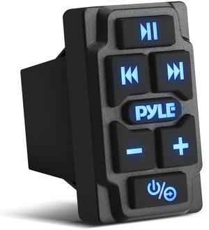 Pyle Rocker Switch Wireless BT Audio Controller, Waterproof Rated Marine Receiver Remote Control for Car, Truck, Boat, 4x4, PowerSport Vehicles, Connect and Stream Audio from External Devices