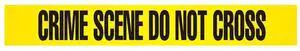 Pyle 6 Pieces Crime Scene Do Not Cross Tape Set - 656 Feet, Black and Yellow, Waterproof and UV-Resistant, Ideal for Construction Zones, Traffic Control, and Hazardous Areas