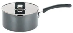 NutriChef Saucepan Pot with Lid-Non-Stick Stylish Kitchen Cookware with Foldable Knob, 3.1 Quart, Works with Model: NCCWSTKGRY (Gray), One Size