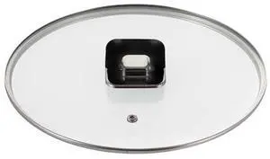 NutriChef 3.7 Quart Sautepan Pot-See-Through Tempered Glass Lids, Works with Model: NCCWSTKBLK (Black), One Size