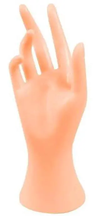 SereneLife Jewelry Hand Display Holder, 8.7-Inch Long Female Mannequin Hand, Perfect for Showcasing Rings, Bracelets, Bangles, Watches, Gloves, Sturdy, Stylish Display for Accessories