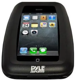 Pyle Waterproof Motorcycle Phone Holder - Dashboard Cell Phone Case Mount For Car Windshield, Bicycle, Bike Handlebar, ATV w/ Suction Cup Mounting Arm, Works on iPhone, Android - Pyle PSIC55