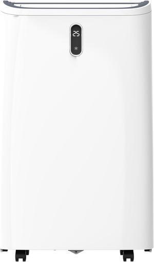 Serene Life Portable Air Conditioner - 12000 BTU Cooling Capacity (ASHRAE) Compact Home A/C Cooling Unit with Built-in Dehumidifier & Fan Modes, Includes Window Mount Kit (White)