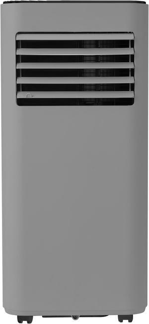 Serene Life Portable Air Conditioner - 8000 BTU Cooling Capacity (ASHRAE) Compact Home A/C Cooling Unit with Built-in Dehumidifier & Fan Modes, Includes Window Mount Kit (Gray)