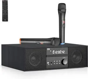 Pyle Home DVD Stereo System with Wireless Microphones - PHCD28