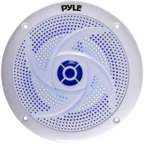 Pyle 8" Waterproof Marine Speakers with Blue LED Lights - 2-Way 320W Stereo System PLMRS83WL