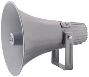 Pyle 12.7" Indoor/Outdoor 60 Watt PA Horn Speaker with 70-100V Transformer, Grey (PHSP12)