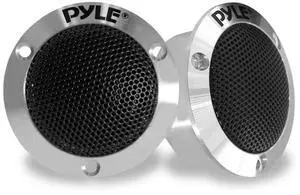 Pyle 1.0" Voice Coil Titanium Dome Tweeter, 80W Max, 4-Ohm, Aluminum Housings, Car Component Stereo (PLTWB3)