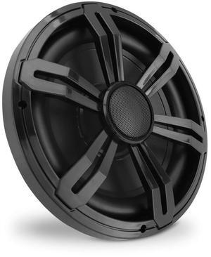 Pyle 12" Slim Waterproof Subwoofer - 500W Max, 4-Ohm Car Audio Powered Subwoofer, PP Cone with Rubber Edge (Black) (PLSMRW124BK)
