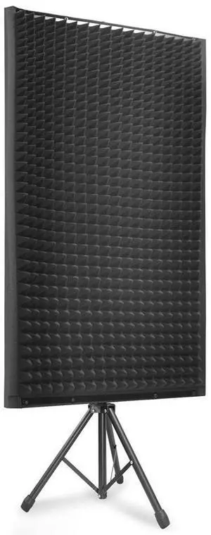 Pyle Studio Sound Absorbing Isolation Panel - Acoustic Foam with Stand (PSIP24)