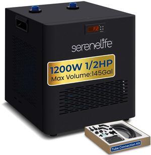 SereneLife Cold Plunge Water Chiller - 1200W 1/2 HP Cooling System (SLWTRCHLR110)