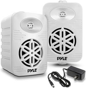Pyle 4 2-Way Indoor/Outdoor Bluetooth Speaker System  300W, Waterproof - PDWRBT46WT (White)