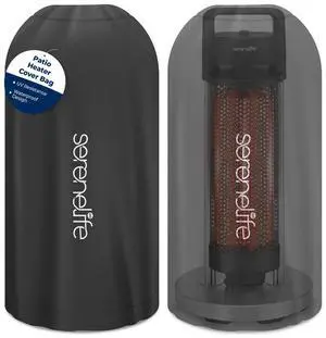 SereneLife Heavy-Duty Patio Heater Cover Bag - SLOHT241 - Waterproof & UV Resistant