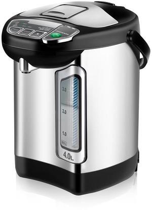NutriChef 4L Digital Hot Water Dispenser - Instant Water Boiler, Auto Dispense Safety Lock, Adjustable Temperature (4.227 quarts)