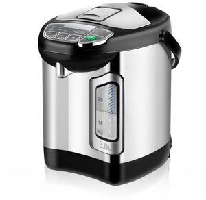 NutriChef 3L Digital Hot Water Dispenser - Instant Water Boiler, Adjustable Temperature, Auto Dispense Safety Lock (3.17 quarts)