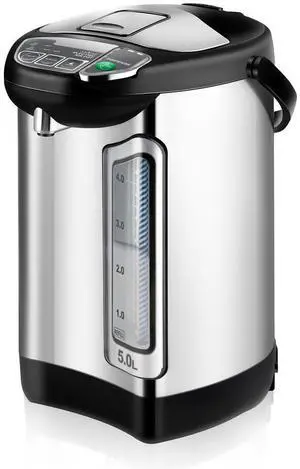 NutriChef 5L Digital Hot Water Dispenser - Instant Water Boiler, Adjustable Temperature, Auto Dispense Safety Lock (5.283 quarts)