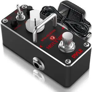 Pyle Heavy Metal Guitar Distortion Pedal - 2 Modes (Extreme & Classic) with Tone & Volume Controls, LED Indicator
