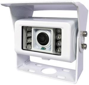 Pyle 7" Digital Marine Camera & Monitor System  Waterproof Rear View Camera with 150° Wide Angle, Built-in Mic, and Night Vision (White)