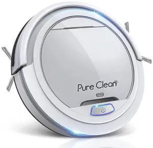 Pure Clean Smart Robot Vacuum Cleaner  Automatic Cleaning with Self-Programmed Path, Anti-Fall Sensors, and One-Button Operation