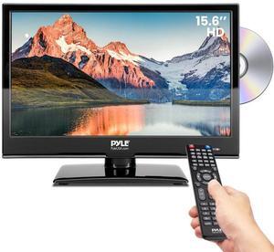 Pyle 15.6 LED RV Digital TV  Full HD 1080p Flat Screen with Built-in DVD Player, Digital Antenna & 12V/24V Car Adapter (PLTLD16)