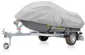 Pyle Armor Shield Jetski Storage Cover, Universal Trailer/Storage Cover for Jetski (Up to 102), Marine-Grade Protection