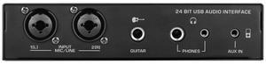 Pyle Professional USB Audio Interface with MIC/LINE, Guitar, AUX Stereo and RCA Inputs, Phone/Stereo/Monitor Outputs - PMUX9