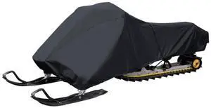 Pyle Universal Snowmobile Storage Cover, Waterproof & Weather-Resistant, 126138 (Total Length), Marine Grade Polyester 300D - PCVSNM14