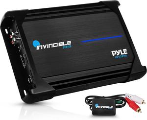 Pyle Invincible Series 2-Channel Bridgeable MOSFET Amplifier, 2000W Max, High-Current Dual Discrete Drive Stages - INV259A