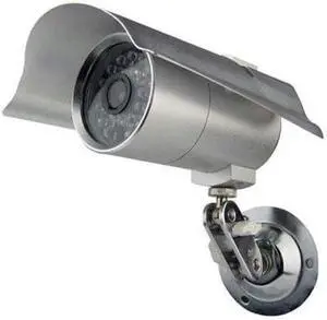 Pyle PHCM29 1/4-Inch Night Vision Outdoor Security Camera Sharp CCD 420TVL, 12V/500mA Power Adapter and Bracket