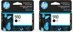 HP 910 Black Ink Cartridge (2-pack) | Works with OfficeJet 8010, 8020 Series, OfficeJet Pro 8020, 8030 Series