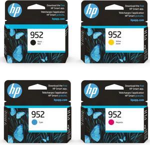 HP 952 Cyan, Magenta, Yellow, Black Ink Cartridges (4-pack) | Works with OfficeJet 8702, OfficeJet Pro 7720, 7740, 8210, 8710, 8720, 8730, 8740 Series