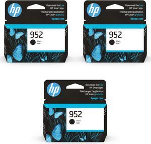 HP 952 Black Ink Cartridges (3-pack) | Works with OfficeJet 8702, OfficeJet Pro 7720, 7740, 8210, 8710, 8720, 8730, 8740 Series