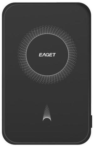 EAGET EP06 Magnetic Power Bank, 10,000mAh Wireless Portable Charger, PD18W Fast Charging Battery Pack with USB-C for Magsafe, iPhone 16/16 Pro/15/15 Plus/15Pro/15 Pro Max, iPhone14/13/12 Series, Black