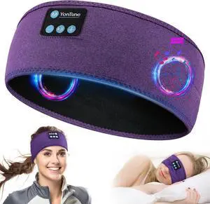 Youtune Sleep Headphones,Wireless Bluetooth Sports Headband Headphones with HD Stereo Speakers,Noise Cancel Earphones for Sleeping, Running, Yoga, Ideal Gifts for Men, Women, Teens