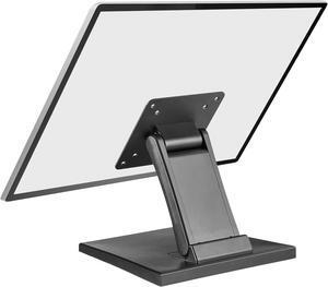 Low Profile Monitor Stand - Foldable Touch Monitor MINI PC Stand Compatible with VESA 75x75 and 100x100mm Monitor Mounts For Kiosk,AIO Monitor Base Adjustable Folding Flat