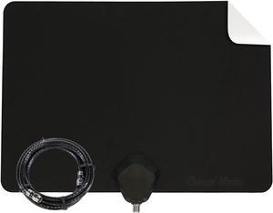 Channel Master FLATenna - Indoor Digital HDTV Antenna, 12' Coaxial Cable, Superior Reception Range & Signal Reliability, Supports 4K Smart TVs, OTA Broadcast & NextGen TV, Easy Install