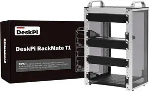 GeeekPi 8U Server Cabinet, 10 inch Server Rack for Network, Servers, Audio, and Video Equipment, DeskPi RackMate T1 Rackmount, 7.87 inch Depth