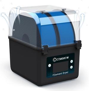 Comgrow Filament Dryer, Upgraded Filament Dry Box, Large-Capacity 3D Filament Dehydrator for 2KG Filament, Compatible with 1.75mm, 2.85mm and PLA PETG TPU ABS Material