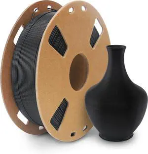 Petg Filament 1.75,Matte Black Petg Vacuum Sealed,Adhere Well 1kg Carton Spool Matte 3D Printer Filament,Dimensional Accuracy 1.75mm ±0.02mm,Print with Most 3D Printers Using 3D Filament