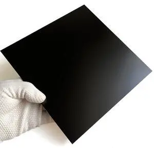 G10 Fiberglass Garolite 3D Printer Build Surface Plate Semi-Flexible Sheet 220mm/8.66"(Black Color)