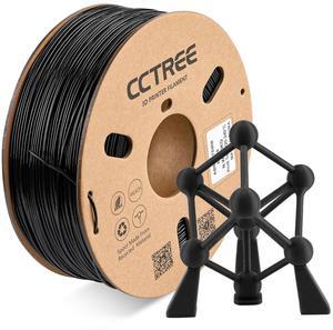ABS+ Filament 1.75mm, Dimensional Accuracy +/- 0.03mm, 1KG Spool (2.2 LBS), Strong, Durable, Heat Resistance, Excellent Toughness 3D Printer Filament ABS Plus, Black