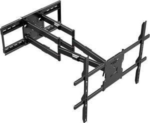 Mount-It! Full Motion TV Wall Mount with 39 Inch Long Extension Arms - 275 Lbs Capacity Heavy Duty Dual Arm TV Mount | Large 800 x 600mm VESA Holds 65 to 110 Inch TVs | Fits 16 and 24 Inch Studs