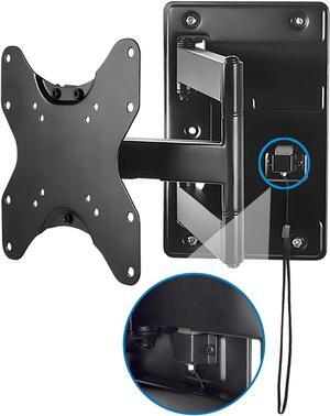 Mount-It! Lockable RV TV Wall Mount for 23-43 Inch TVs, Quick-Release Full Motion Bracket for Campers, Motorhomes, Trailers & Boats, Secure Swivel Arm, VESA 75x75-200x200, 77 lbs Capacity